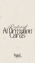 Restored Affirmation Cards- Digital